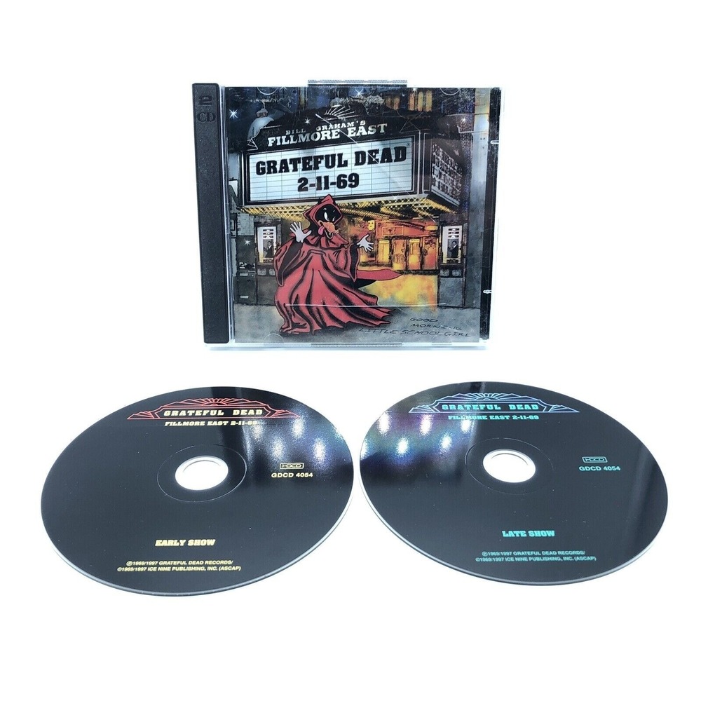Grateful Dead‎ Live at Fillmore East 2-11-69 CD 2 Disc Set In New York City